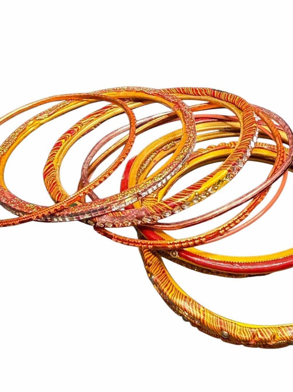 Boutique set of Indian bangle bracelets